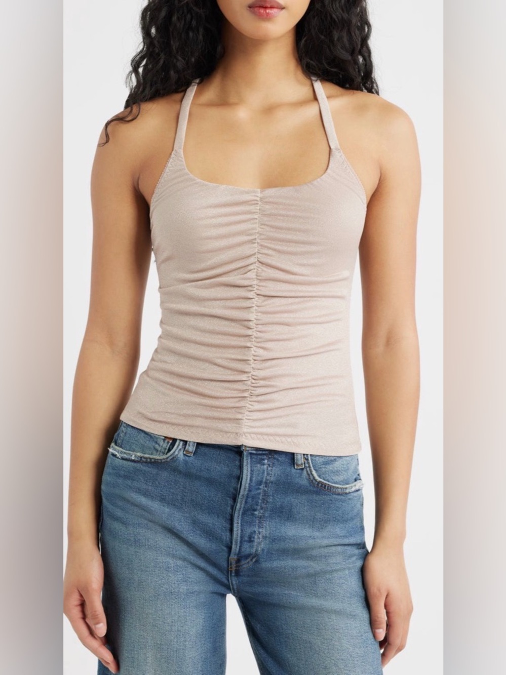 Shimmer‎ Shimmer Cami NWOT green shimmer